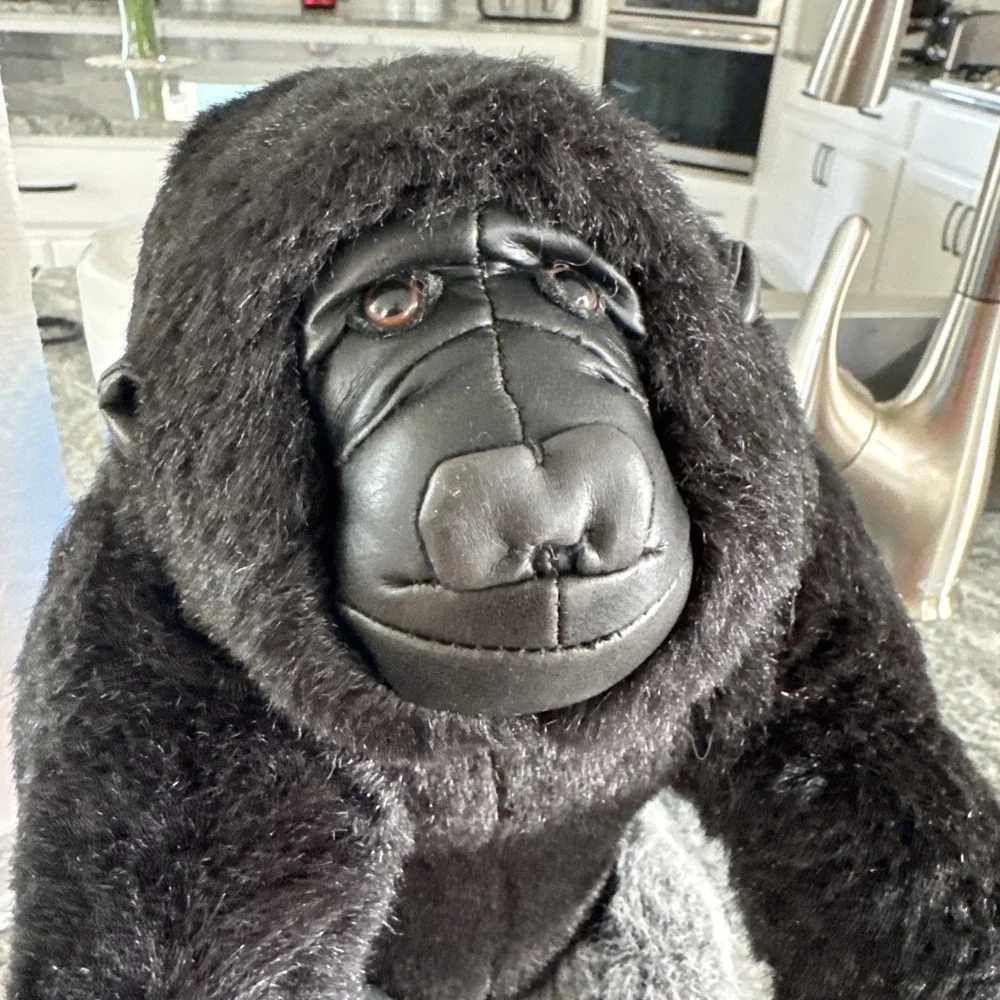 Fiesta Gorilla Silverback Stuffed Animal Plush Toy Black 10